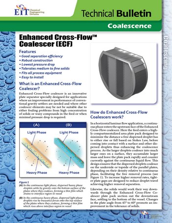 Tech Bulletin 507 Enhanced Cross-Flow Coalescer (EDC)