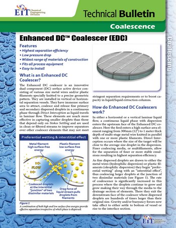 Tech Bulletin 508 Enhanced DC Coalescer (EDC)